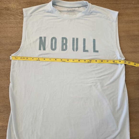 NOBULL Shirt Mens M Blue Sleeveless Muscle Tank Gym Casual Adult - Picture 3 of 6